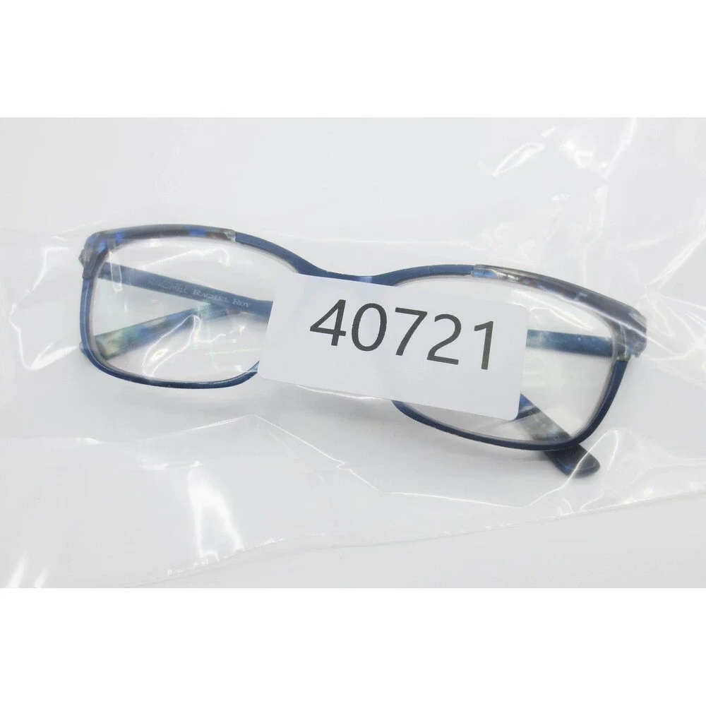 Rachel Rachel Roy Bright Navy Blue Tortoise Rectangular Eyeglasses 52-16-135